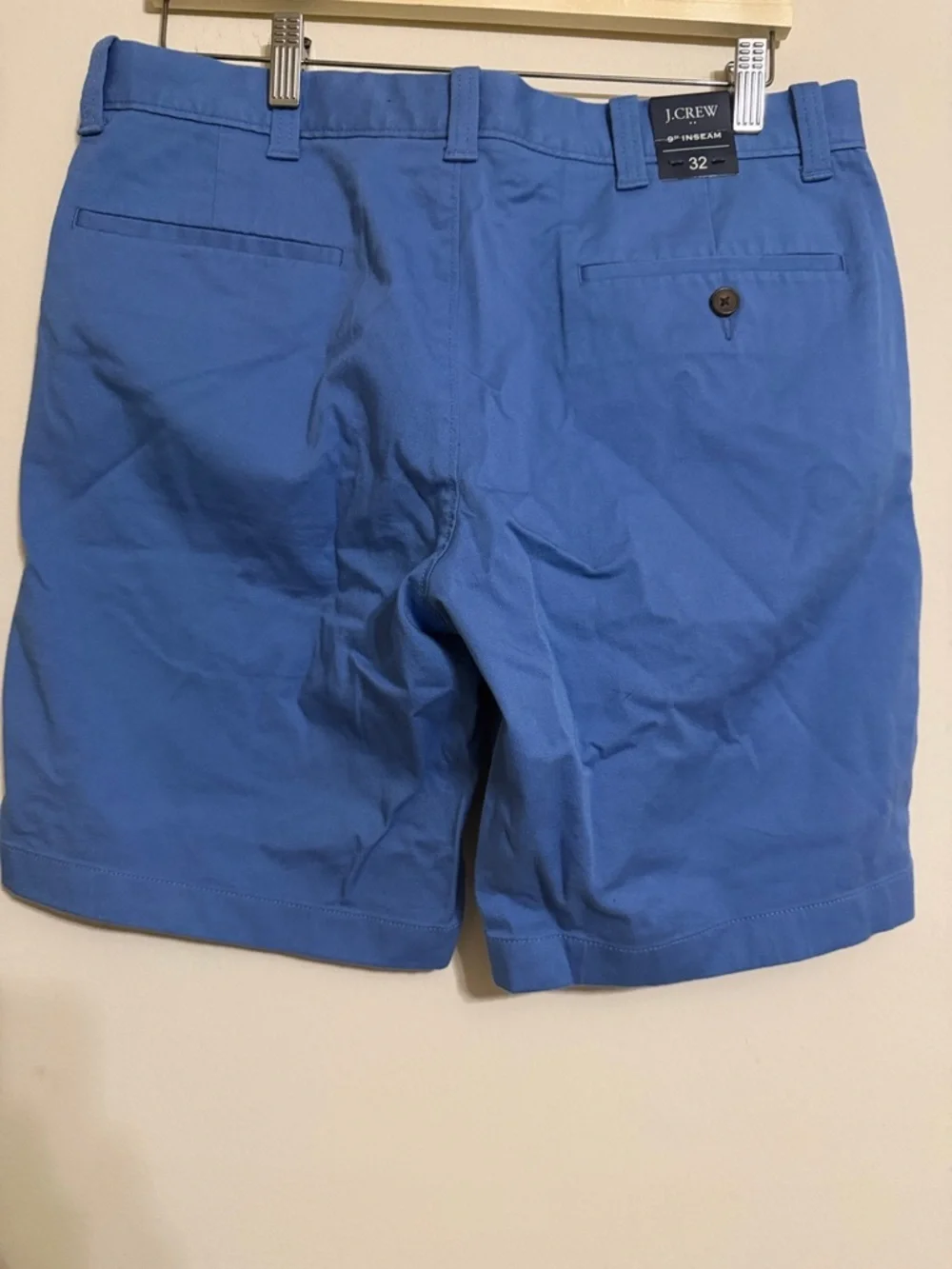 J. Crew Men’s Cornflower Blue Flat Front Chino Shorts